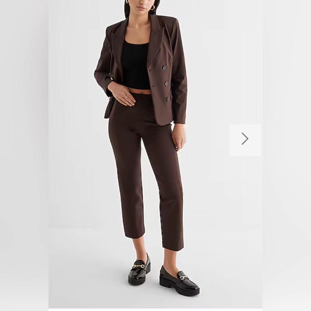 NWOT Express Columnist High Waisted Body Contour Trousers